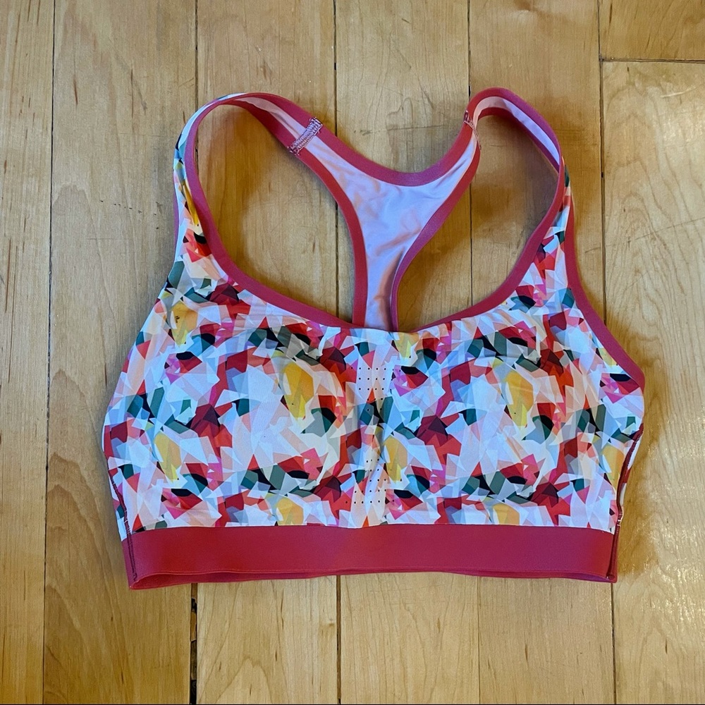 SOLD UNIQLO multicolored racer back sports bra